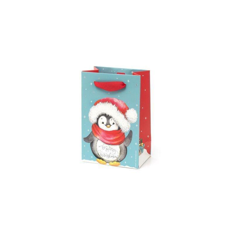 Legami Christmas Gift Bag - Small - Penguin, , large image number 0