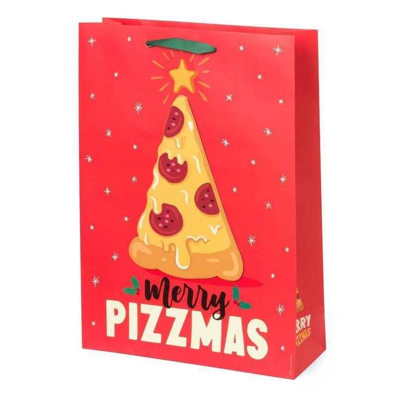 Legami Christmas Gift Bag - X-Large - Pizza, , medium
