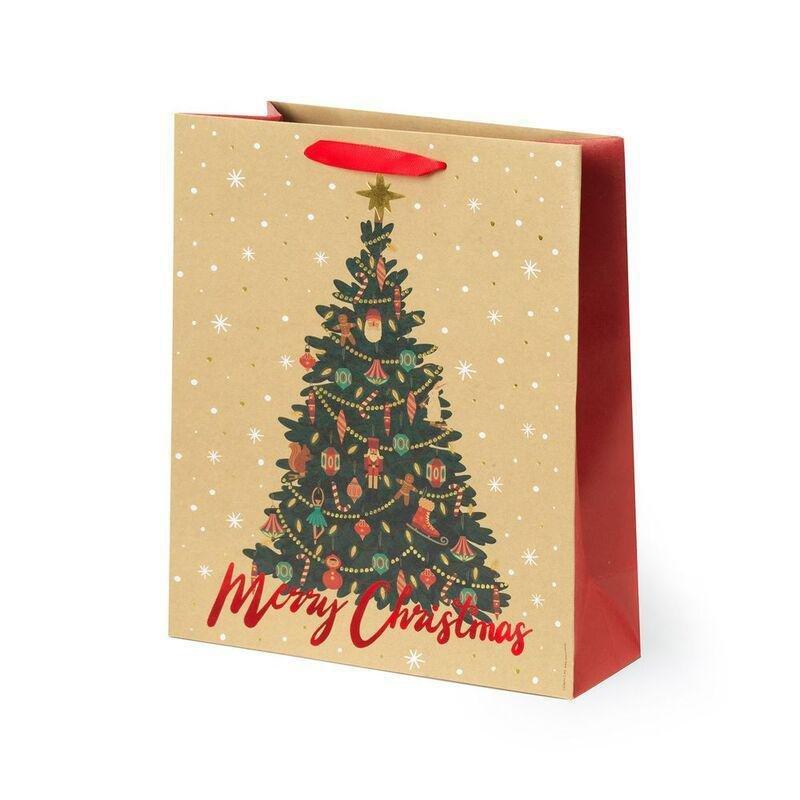 Legami Christmas Gift Bag - Large - Xmas Tree, , medium
