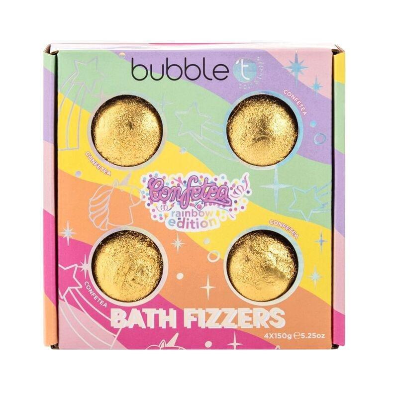 Bubble T Confetea Rainbow Bath Fizzers Gift Set, , large image number 0