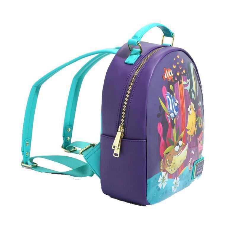 Loungefly Leather Disney Pixar Nemo Tiki Mini Backpack, , large image number 1