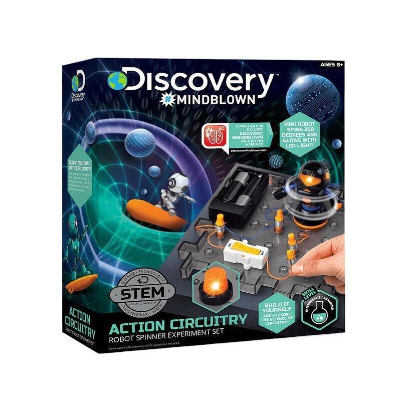 Discovery Mindblown Action Circuitry Robot Spinner Experiment Set, , large image number 0