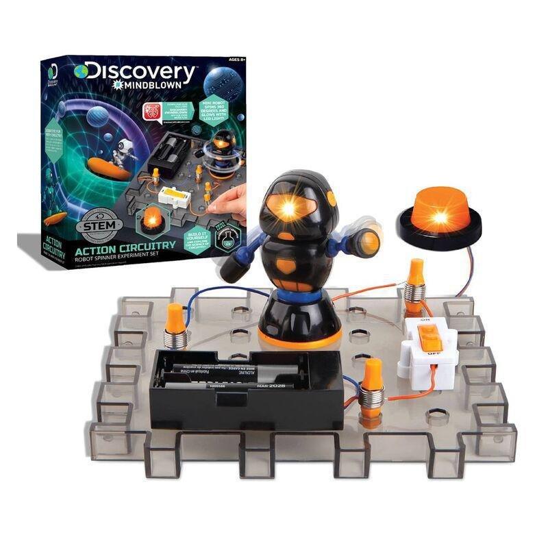 Discovery Mindblown Action Circuitry Robot Spinner Experiment Set, , large image number 1