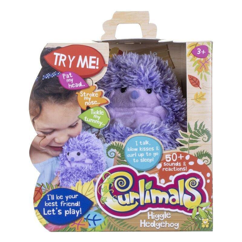 Curlimals Higgle Hedgehog Interactive Soft Toy, , large image number 0