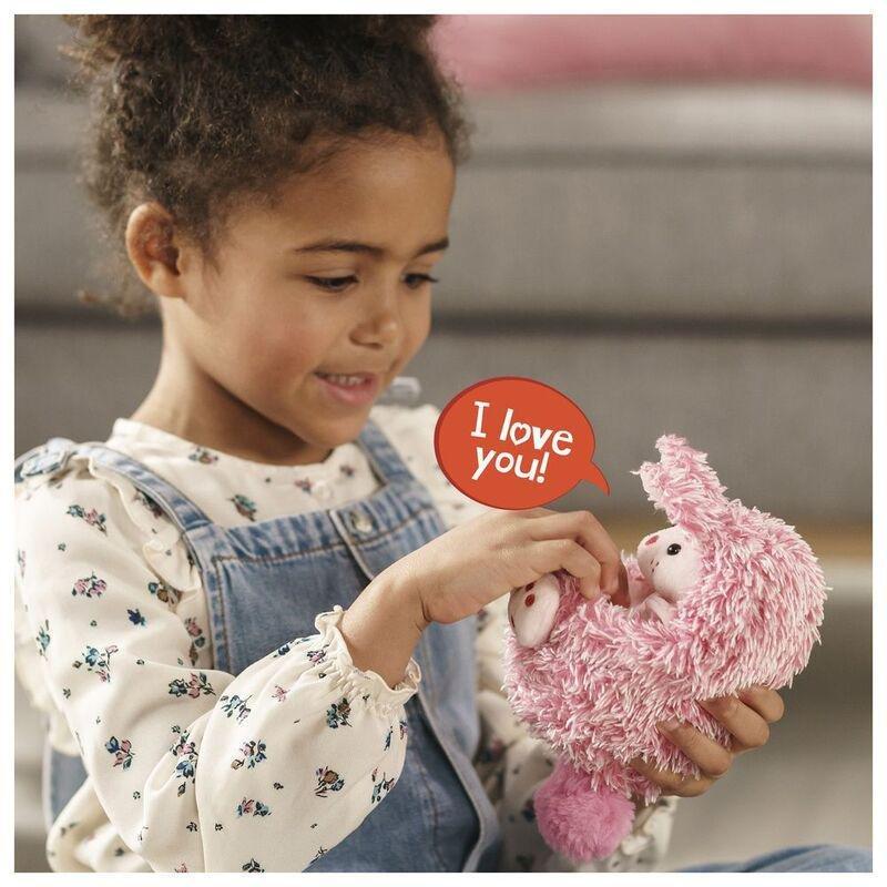 Curlimals Bibi Bunny Interactive Soft Toy, , large image number 1