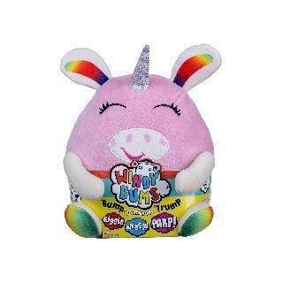 Windy Bums Cheeky Farting Unicorn Soft Toy, , large image number 0