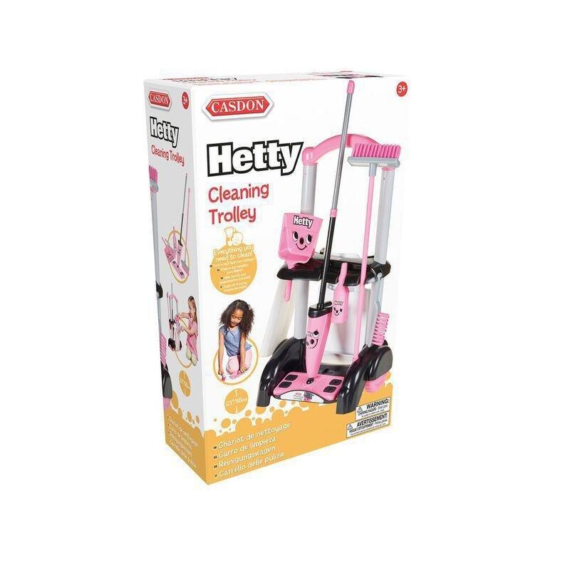 Casdon Hetty Cleaning Trolley Playset, , large image number 1