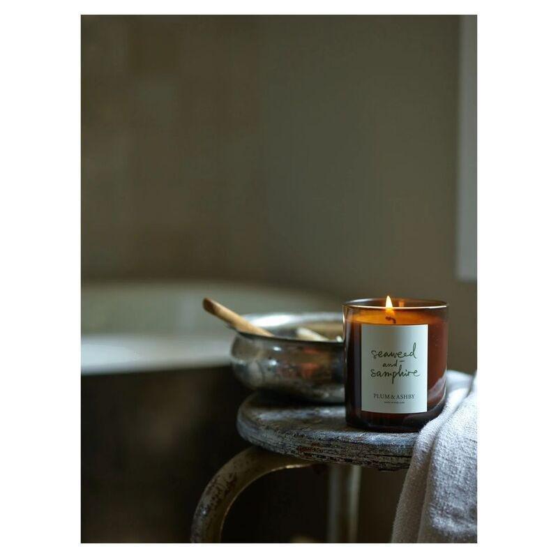 Plum & Ashby Seaweed & Samphire Candle 250g, , large image number 3