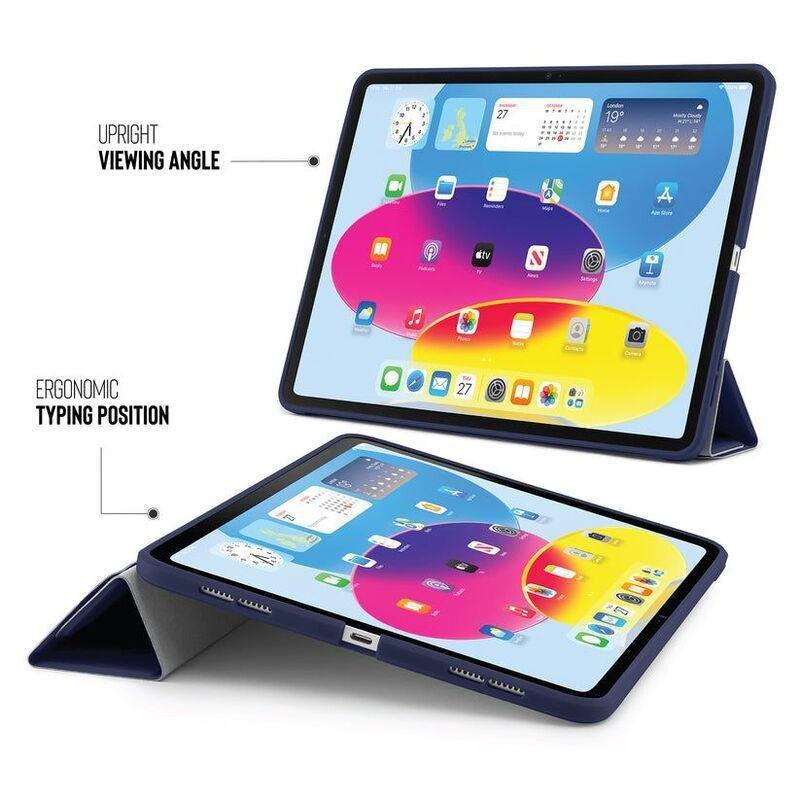 Pipetto iPad 10th Gen (2022) Origami No1 Orig - Navy, , large image number 1