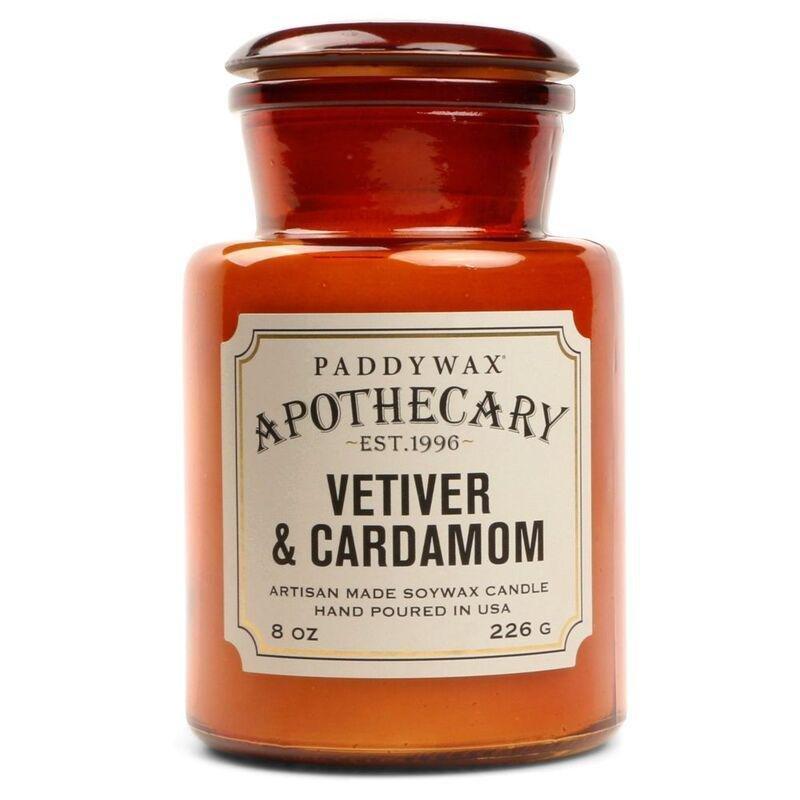 Paddywax Apothecary Glass Candle Vetiver & Cardamom 8Oz, , large image number 1