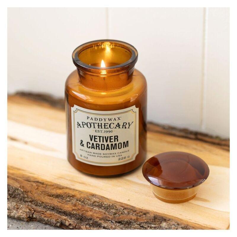 Paddywax Apothecary Glass Candle Vetiver & Cardamom 8Oz, , large image number 2