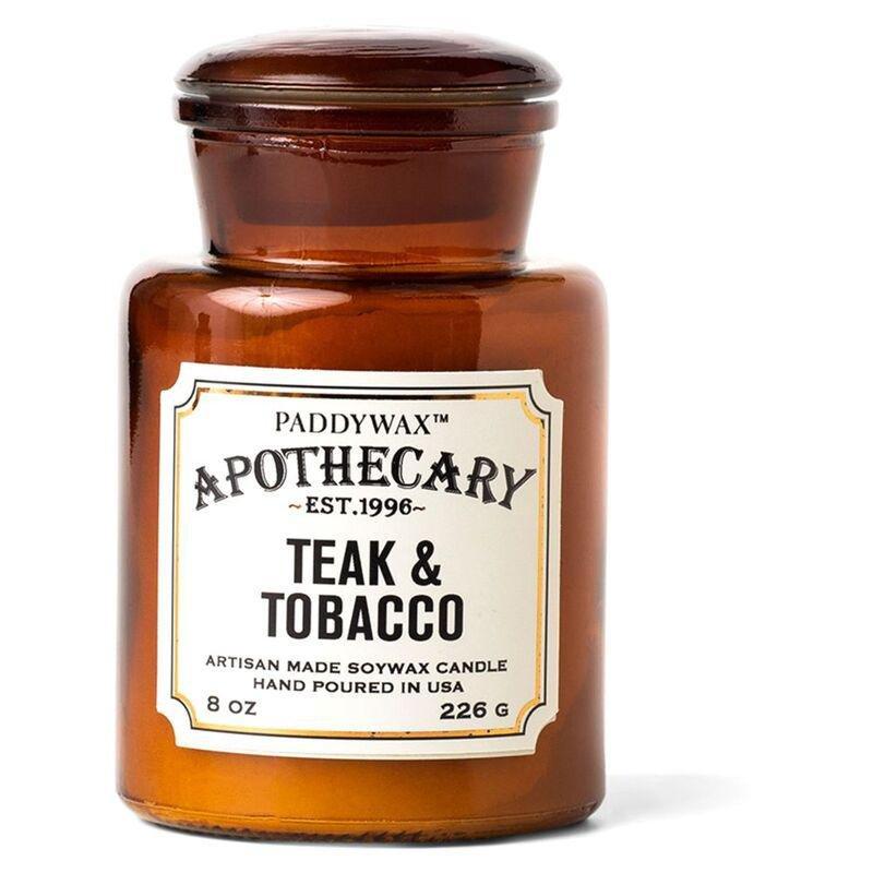 Paddywax Apothecary Glass Candle Teakwood  8Oz, , large image number 0