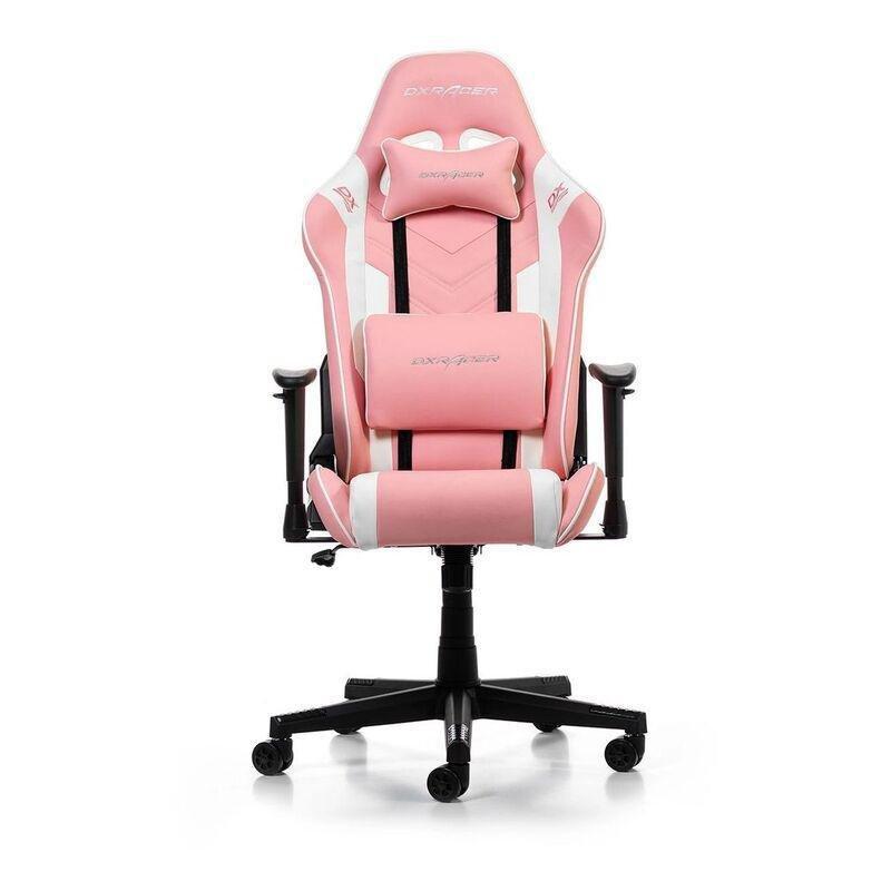 DXRacer P132 Prince Series Gaming Chair - Pink/White, , large image number 0