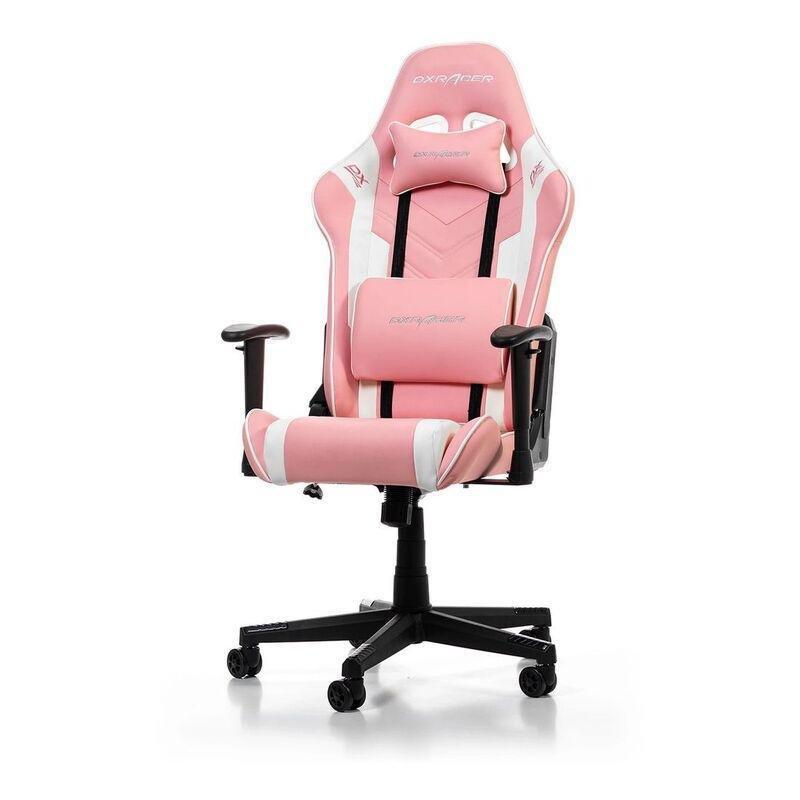 DXRacer P132 Prince Series Gaming Chair - Pink/White, , large image number 1