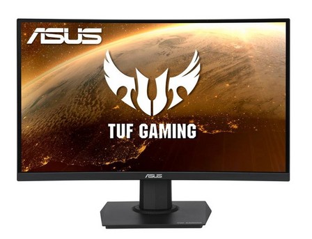 ASUS - ASUS TUF Gaming VG24VQE Curved Gaming Monitor – 23.6 inch FHD (1920x1080)/165Hz