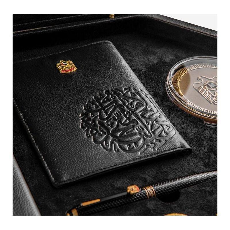 Rovatti UAE National Day 2022 Black Leather Gift Box, , large image number 2