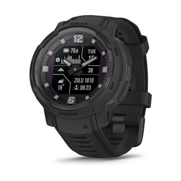 Garmin Instinct Crossover Solar - Tactical Edition Smartwatch - Black, , medium