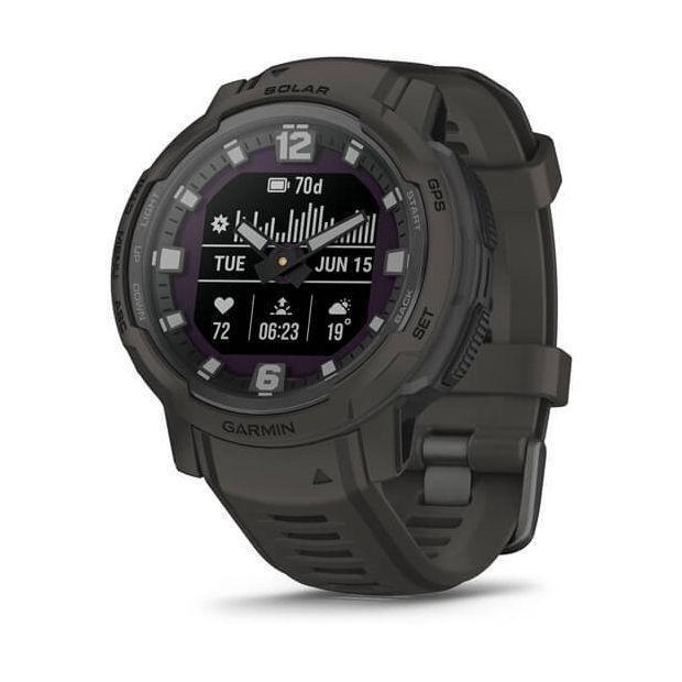 Garmin Instinct Crossover Solar Smartwatch - Graphite, , large image number 0