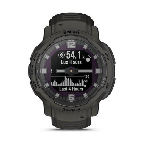 Garmin Instinct Crossover Solar Smartwatch - Graphite, , large image number 1