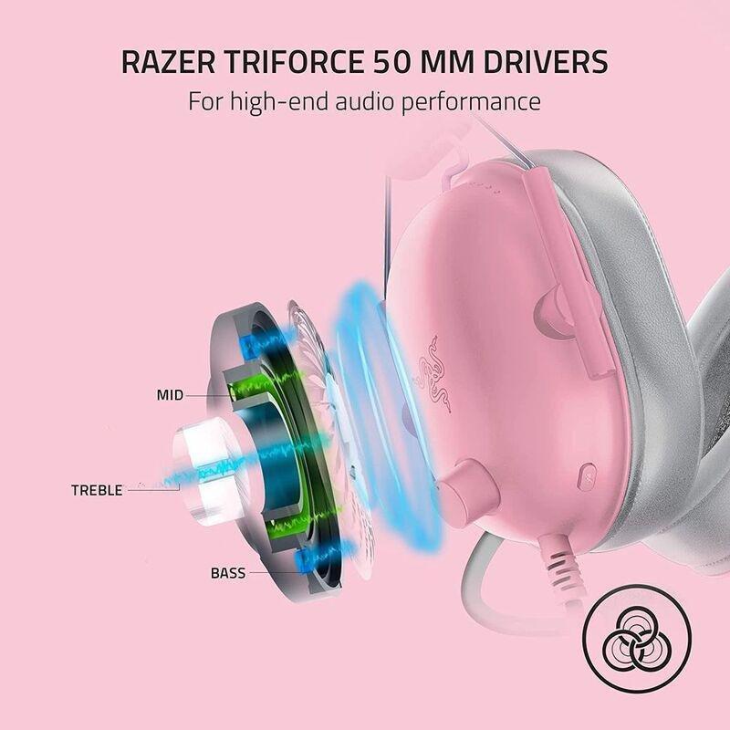 Razer BlackShark V2 X Multi-platform Wired Esports Gaming headset - Quartz, , large image number 1