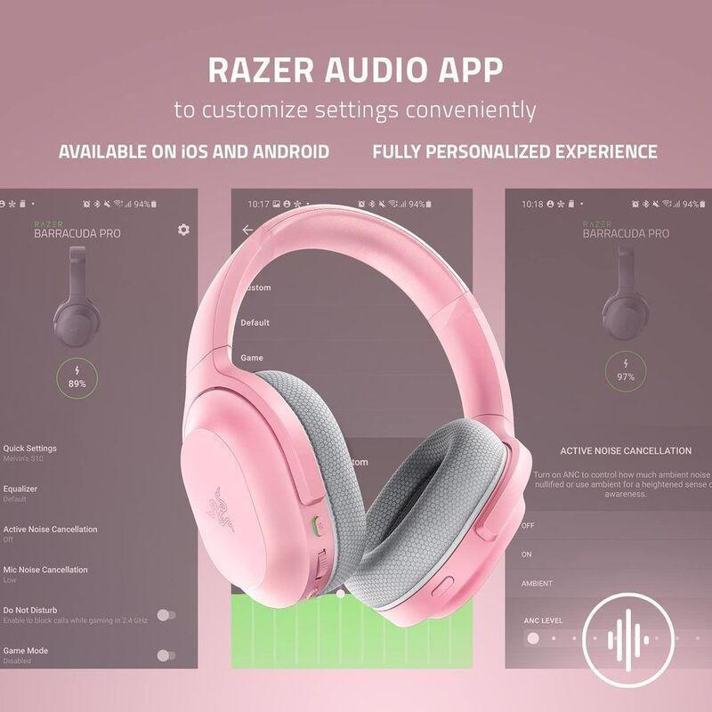 Razer Barracuda Wireless Multi-platform Gaming and Mobile Headset - Quartz, , large image number 3
