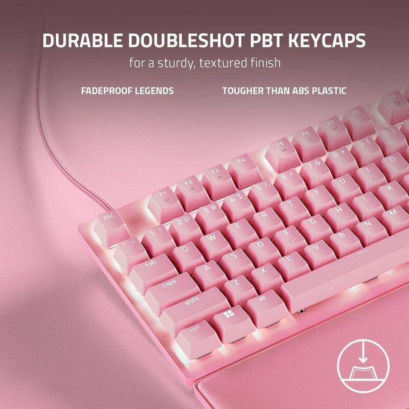 Razer Huntsman V2 TKL Optical Gaming Keyboard - Linear Optical Switch Red - Quartz (US English), , large image number 1