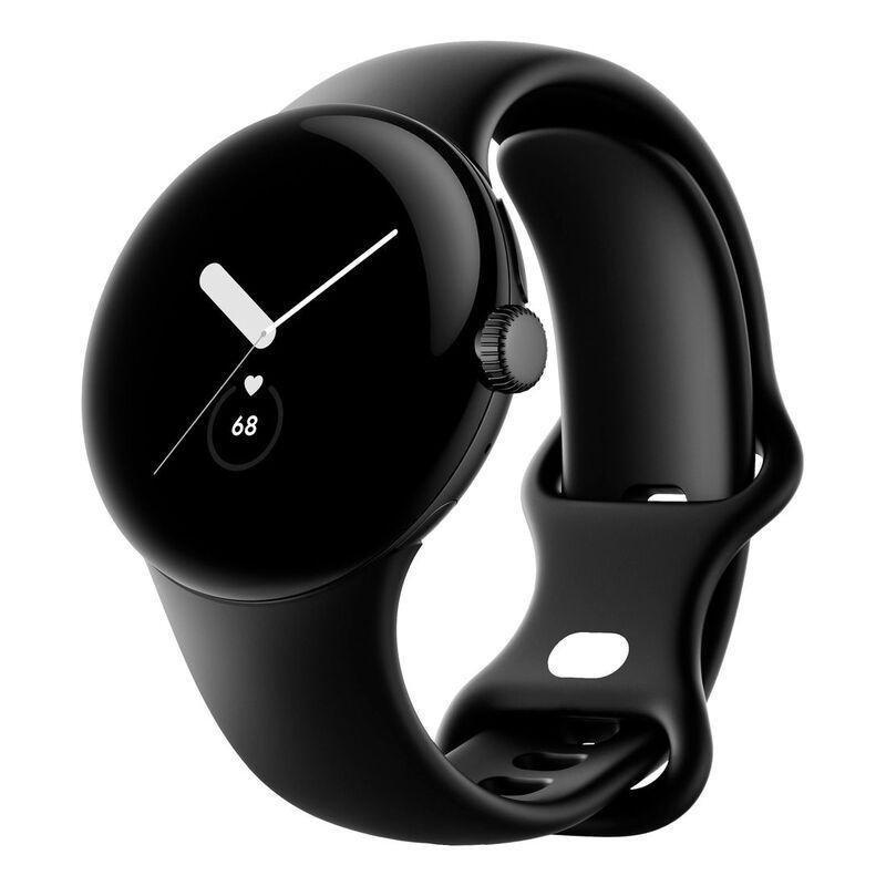 Google Pixel Watch 41mm Smartwatch - Matte Black Aluminum Case/Obsidian Active Band, , large image number 0