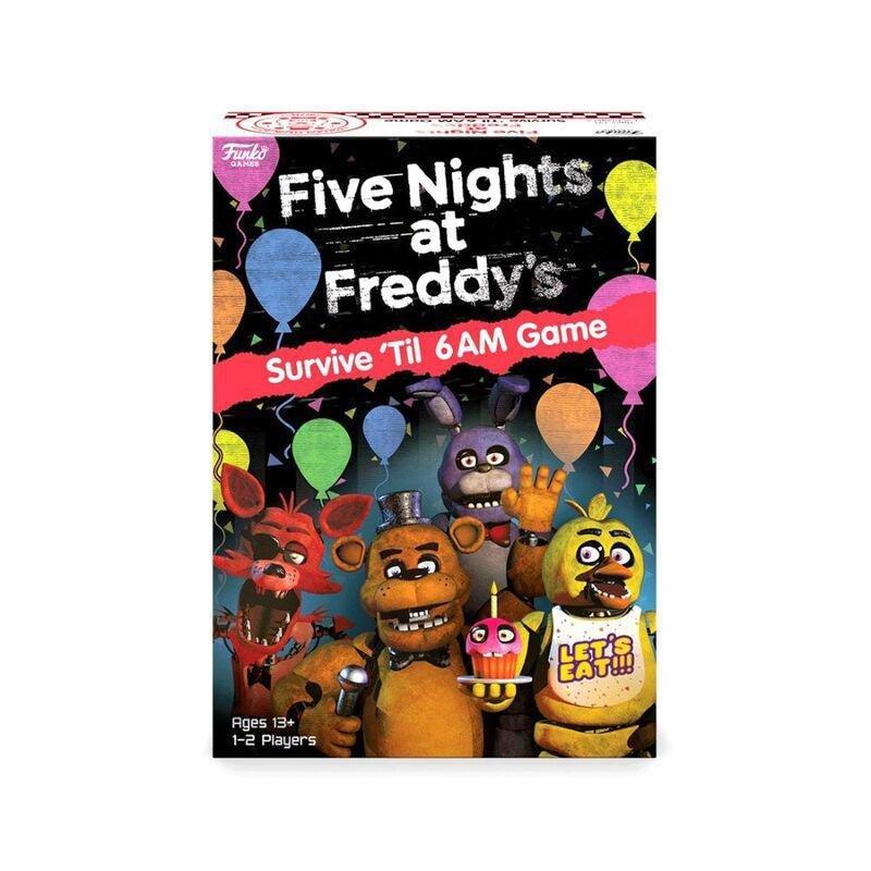 Funko Games Five Nights At Freddy's Survive 'Til 6Am Board Game, , large image number 0