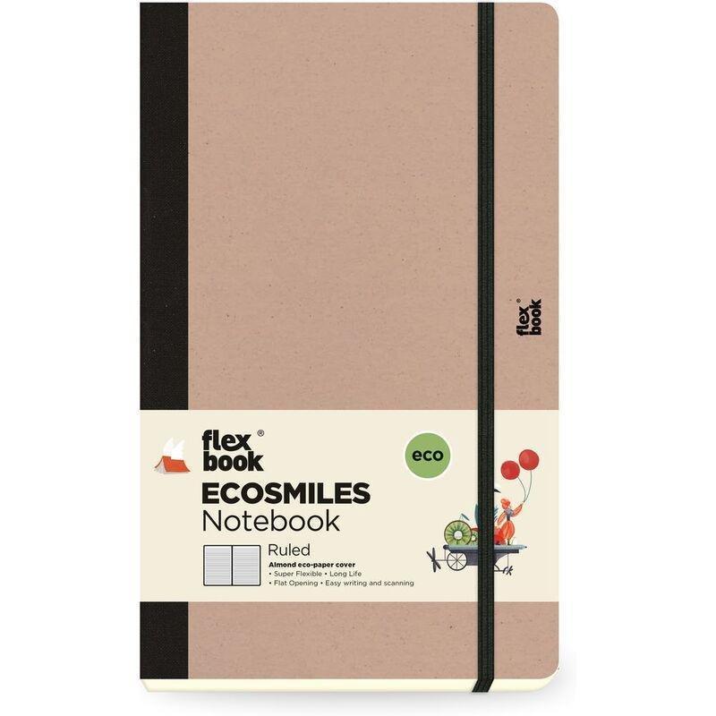 Flexbook Ecosmiles Ruled A5 Notebook - Medium - Almond (13 x 21 cm), , large image number 0