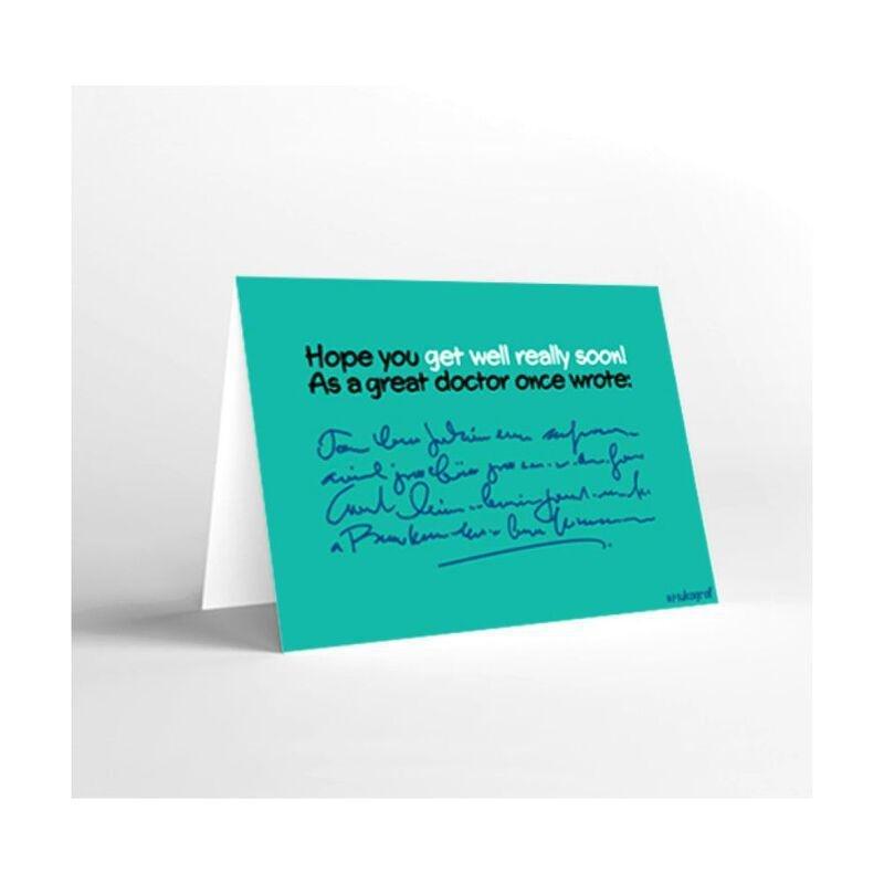 Mini Hope You Get Well Really Soon Greeting Card(11X8Cm), , medium