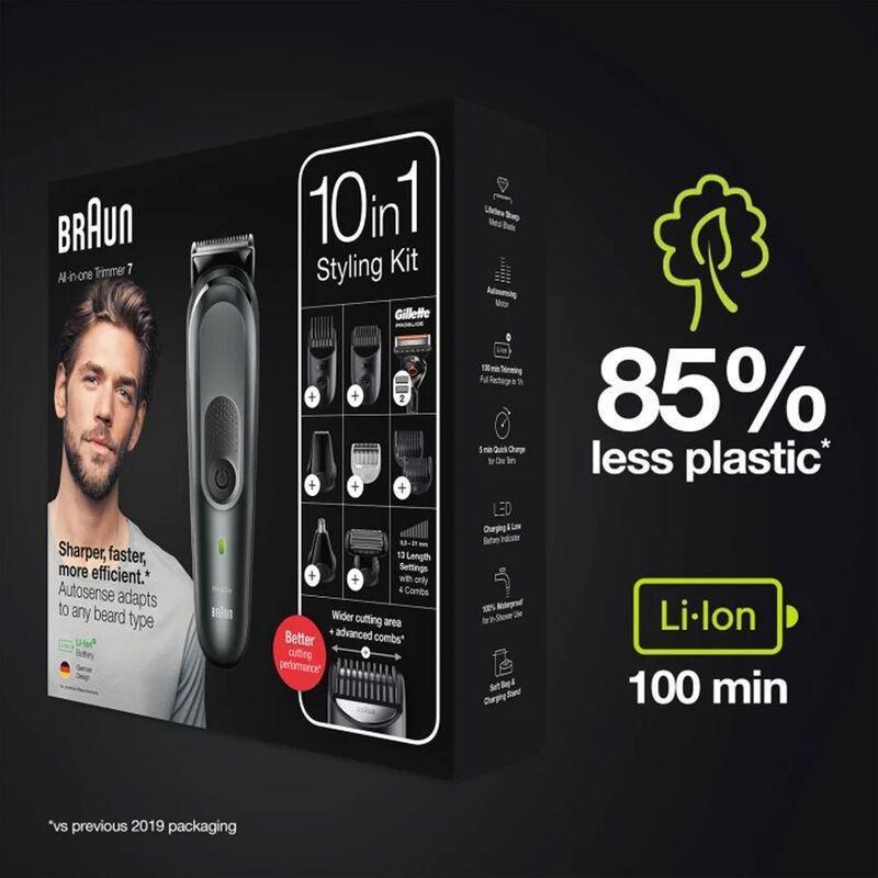 Braun all-in-one trimmer MGK7331 10-in-1 trimmer With 8 attachments and Gillette ProGlide razor, , large image number 5