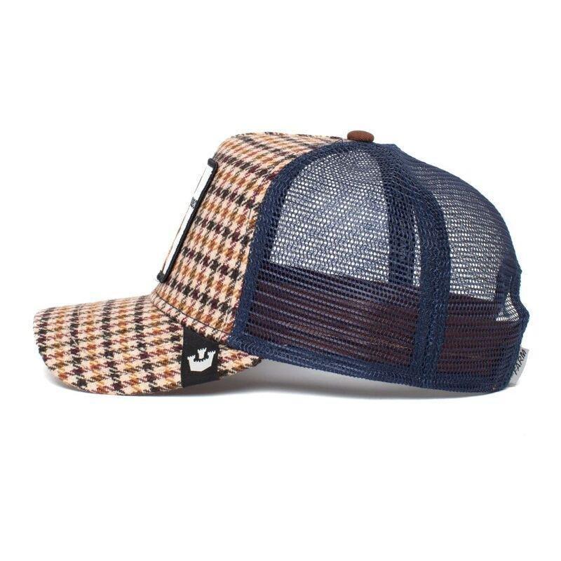 Goorin Bros Big Bad Woof Plaid Unisex Trucker Cap - Cream, , large image number 3