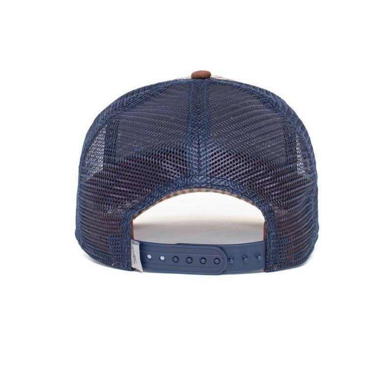 Goorin Bros Big Bad Woof Plaid Unisex Trucker Cap - Cream, , large image number 4