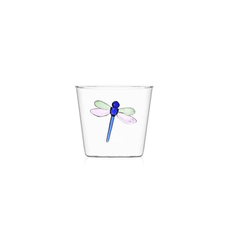 Ichendorf Clear Borosilicate Tumbler 350ml - Drangonfly, , large image number 0