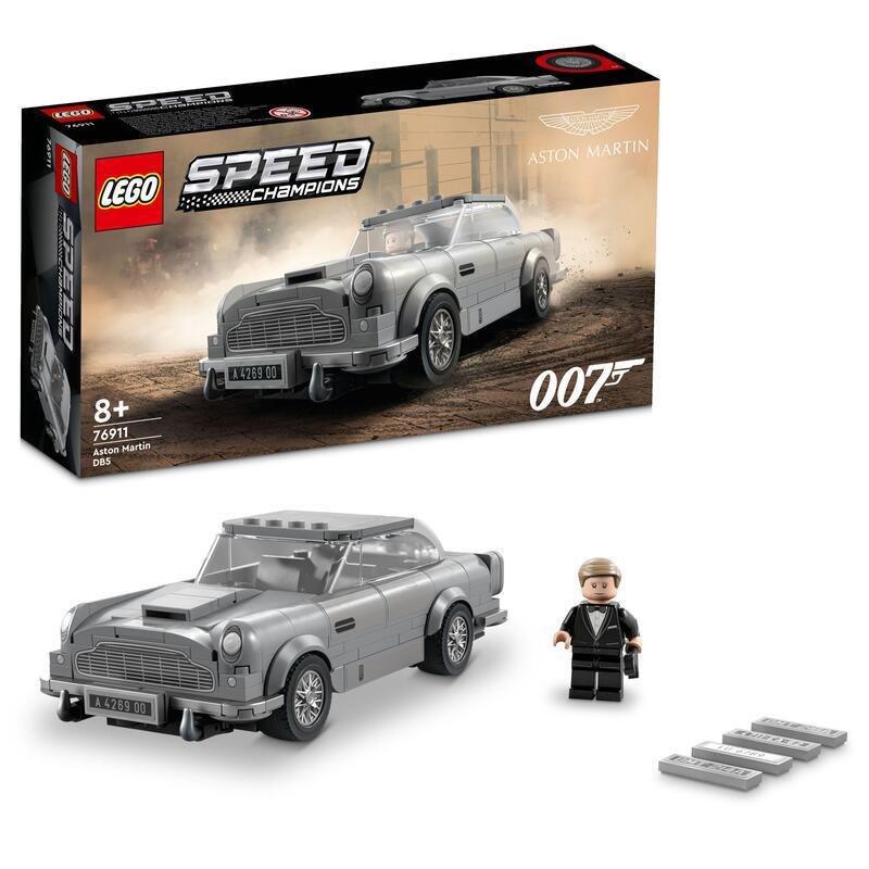 LEGO Speed Champions 007 Aston Martin DB5 Building Kit 76911 (298 Pieces), , large image number 0