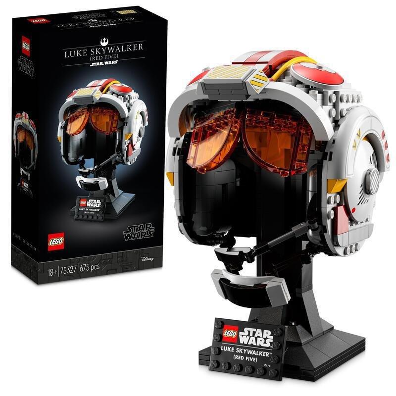 LEGO Star Wars Luke Skywalker (Red Five) Helmet Building Kit 75327 (675 Pieces), , large image number 0