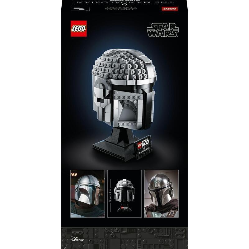 LEGO - LEGO Star Wars The Mandalorian Helmet Building Kit 75328 (584 Pieces)