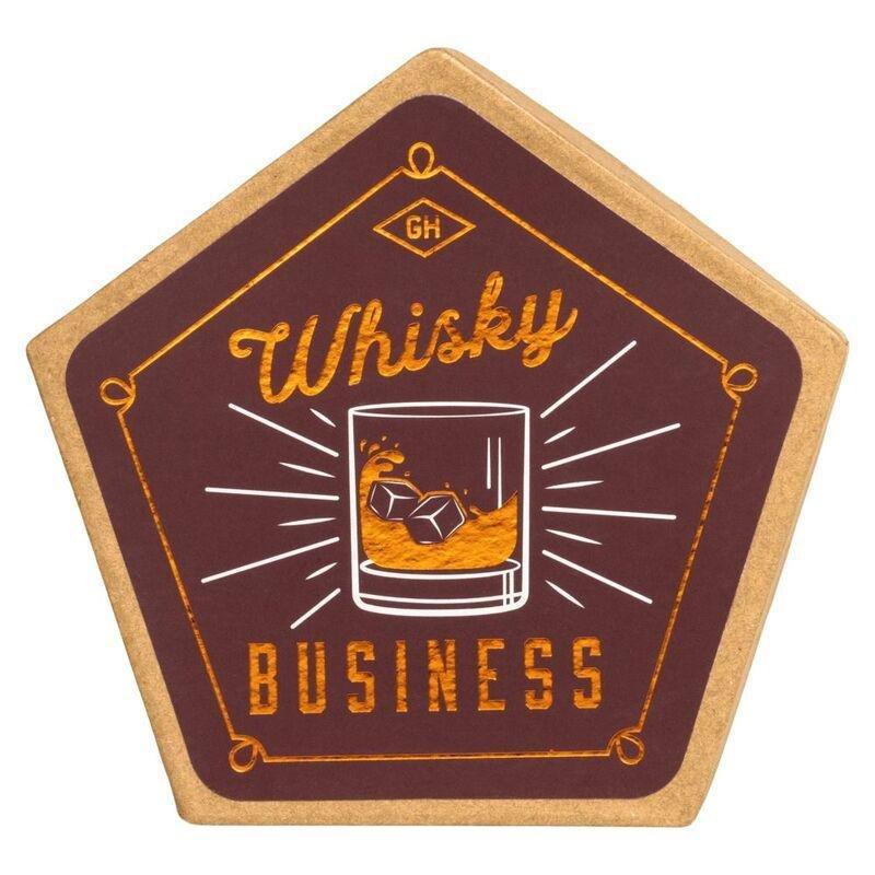 Gentlemen's Hardware Ceramic Coaster Set Of 4 Whisky, , medium