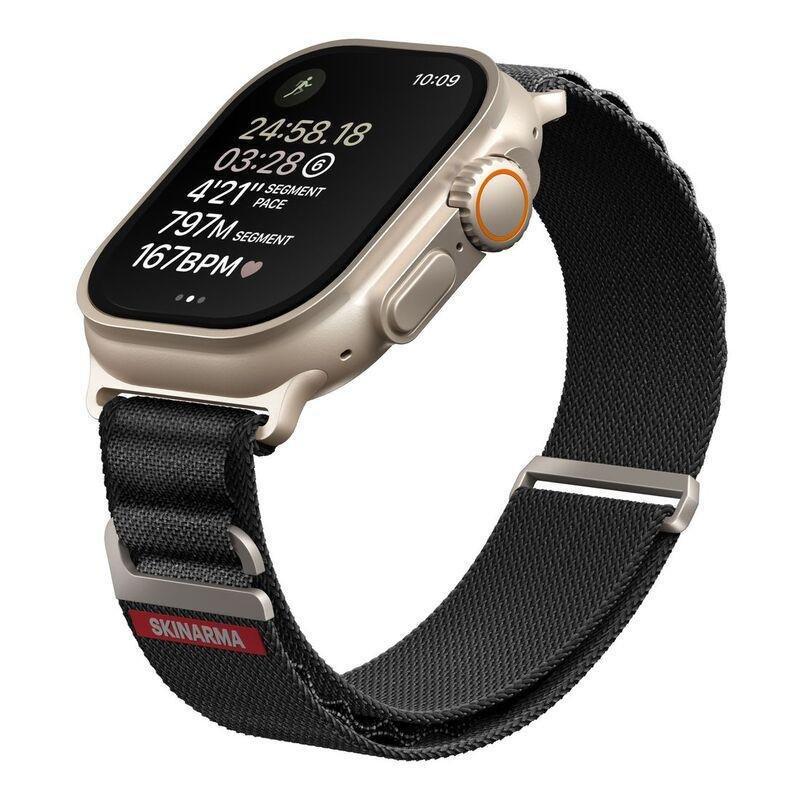 SkinArma Kobu Apple Watch Ultra 49mm Strap - Black, , large image number 0