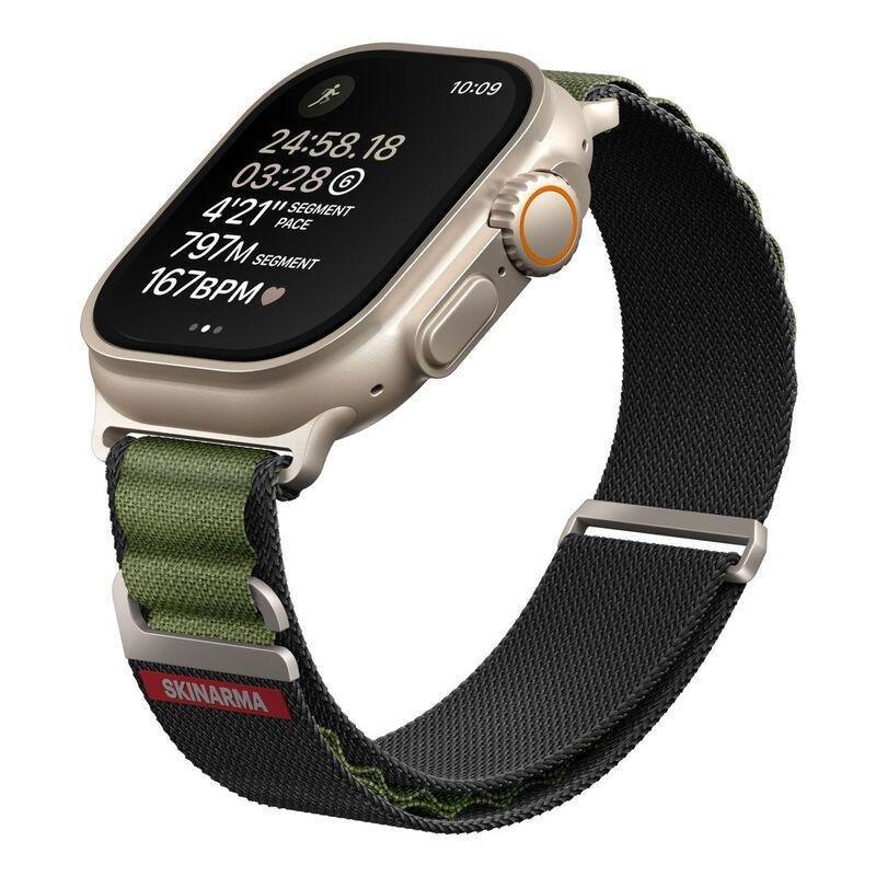 SkinArma Kobu Apple Watch Ultra 49mm Strap - Olive, , large image number 0