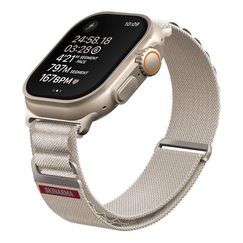 SkinArma Kobu Apple Watch Ultra 49mm Strap - Ivory, , large image number 0