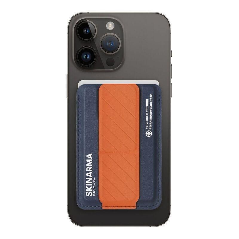 SkinArma Kado Mag-Charge Card Holder With Grip Stand - Olive, , medium