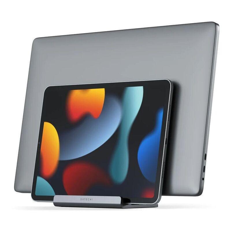 Satechi Dual Vertical Laptop Stand - Space Grey, , large image number 0