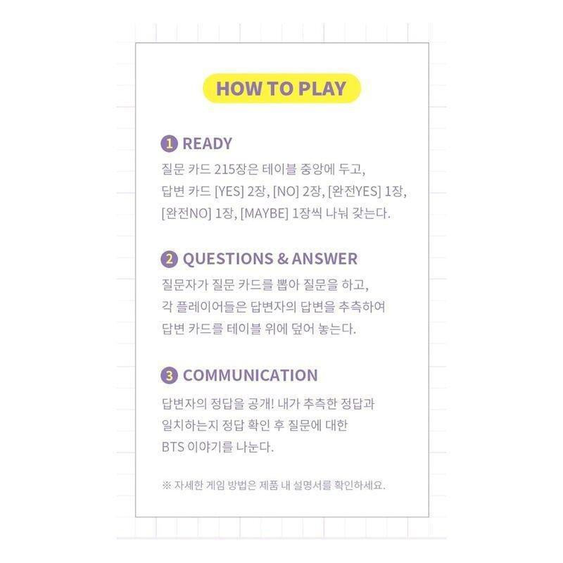 BTS Edition Do You Know Me (Card Game) | BTS, , large image number 9