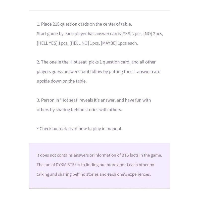 BTS Edition Do You Know Me (Card Game) | BTS, , large image number 10