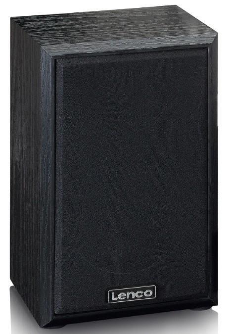 Lenco LS-101BK Belt Drive Wooden Turntable with Speakers - Black Wood, , large image number 3