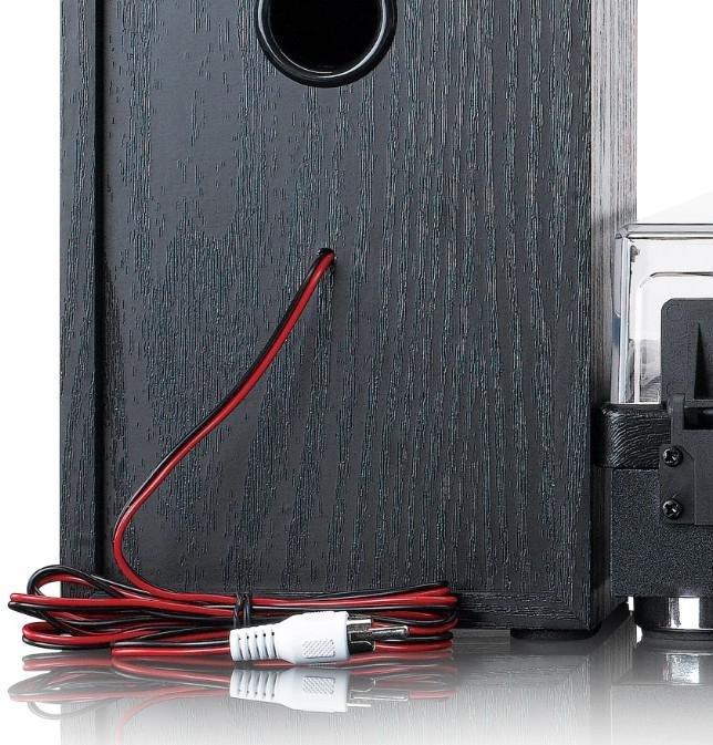 Lenco LS-101BK Belt Drive Wooden Turntable with Speakers - Black Wood, , large image number 4