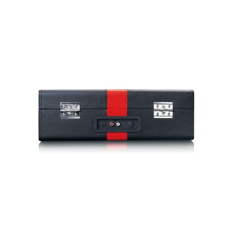 Lenco Classic Phono TT-110BKRD UK Turntable With Bluetooth And Built-in Speakers - Black/Red, , large image number 2