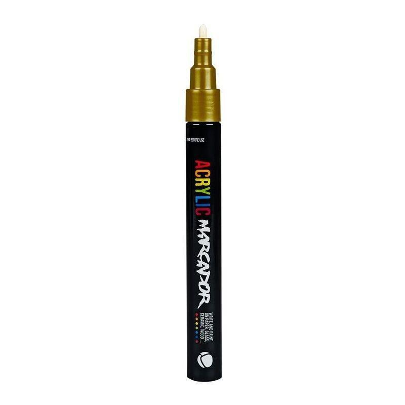 Montana Colors MTN Marcador Acrylic Paint Marker - Gold 1mm, , large image number 0