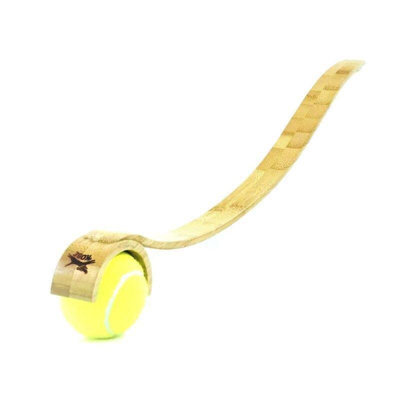 Kikkerland Kobe Wooden Ball Launcher, , large image number 0